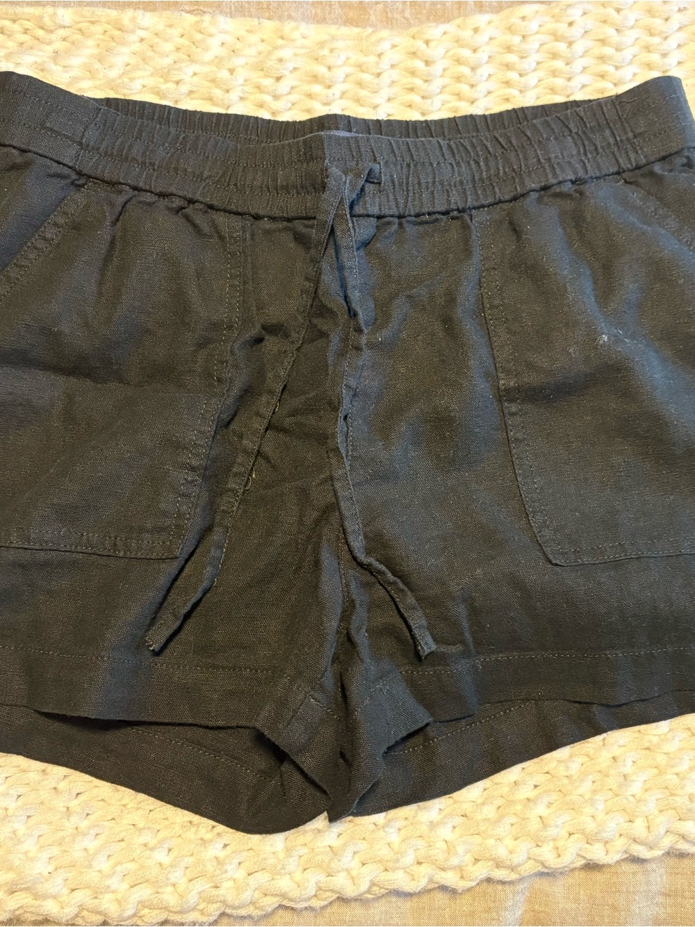 J.Crew Women’s Black Drawstring Shorts